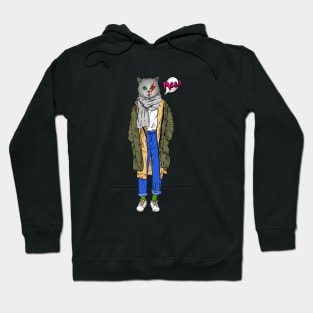 Meaw the cat Hoodie